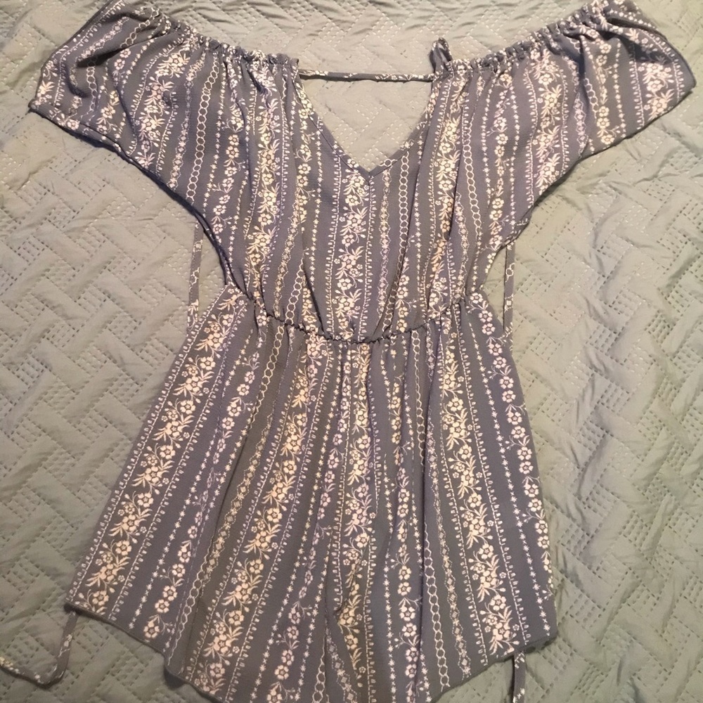 Off the shoulder romper